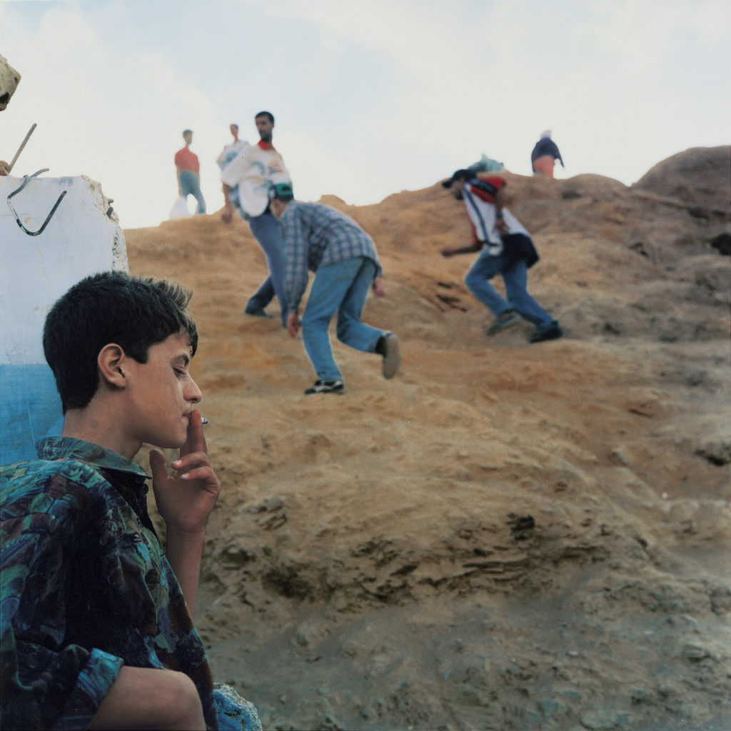 Yto Barrada, Ceuta Border, Illegally Crossing the Border into the Spanish Enclave of Ceuta, Tangier, 1999