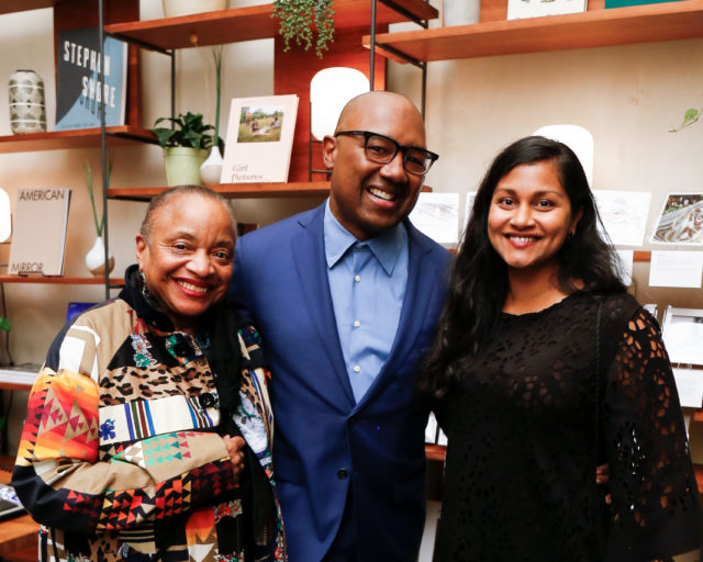 Dr. Deborah Willis, Dr. Kenneth Montague, Sarah Aranha