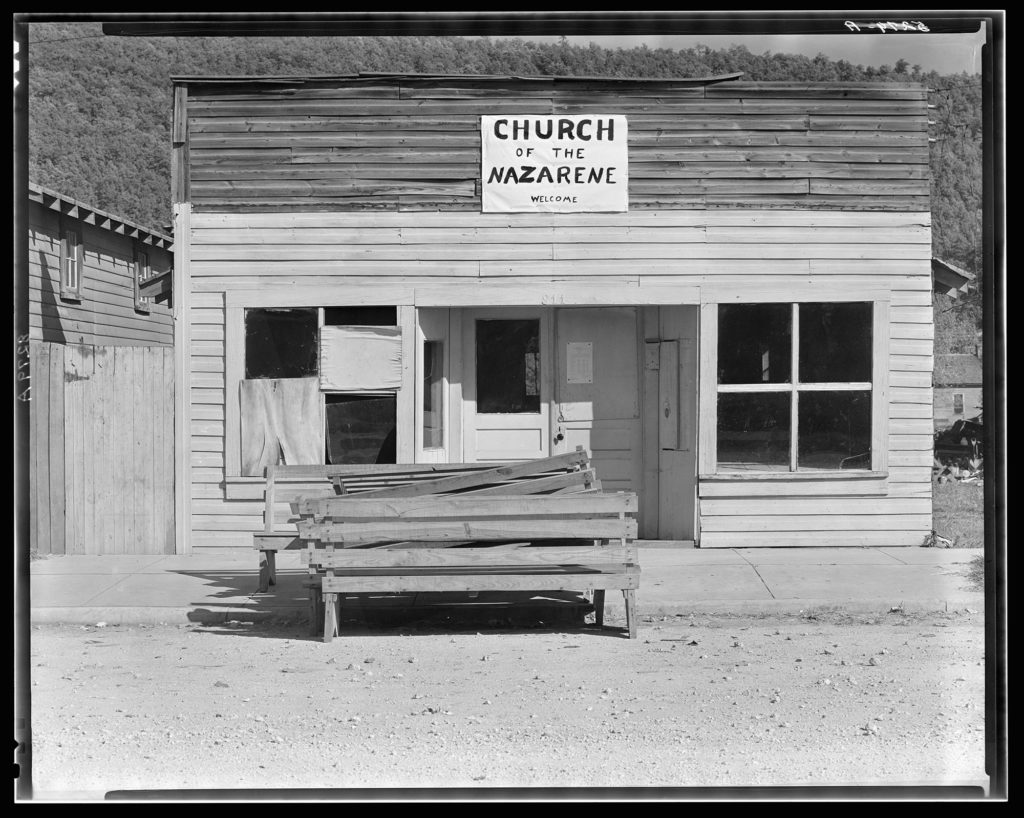 Walker Evans, Country Church, Tennessee, 1936