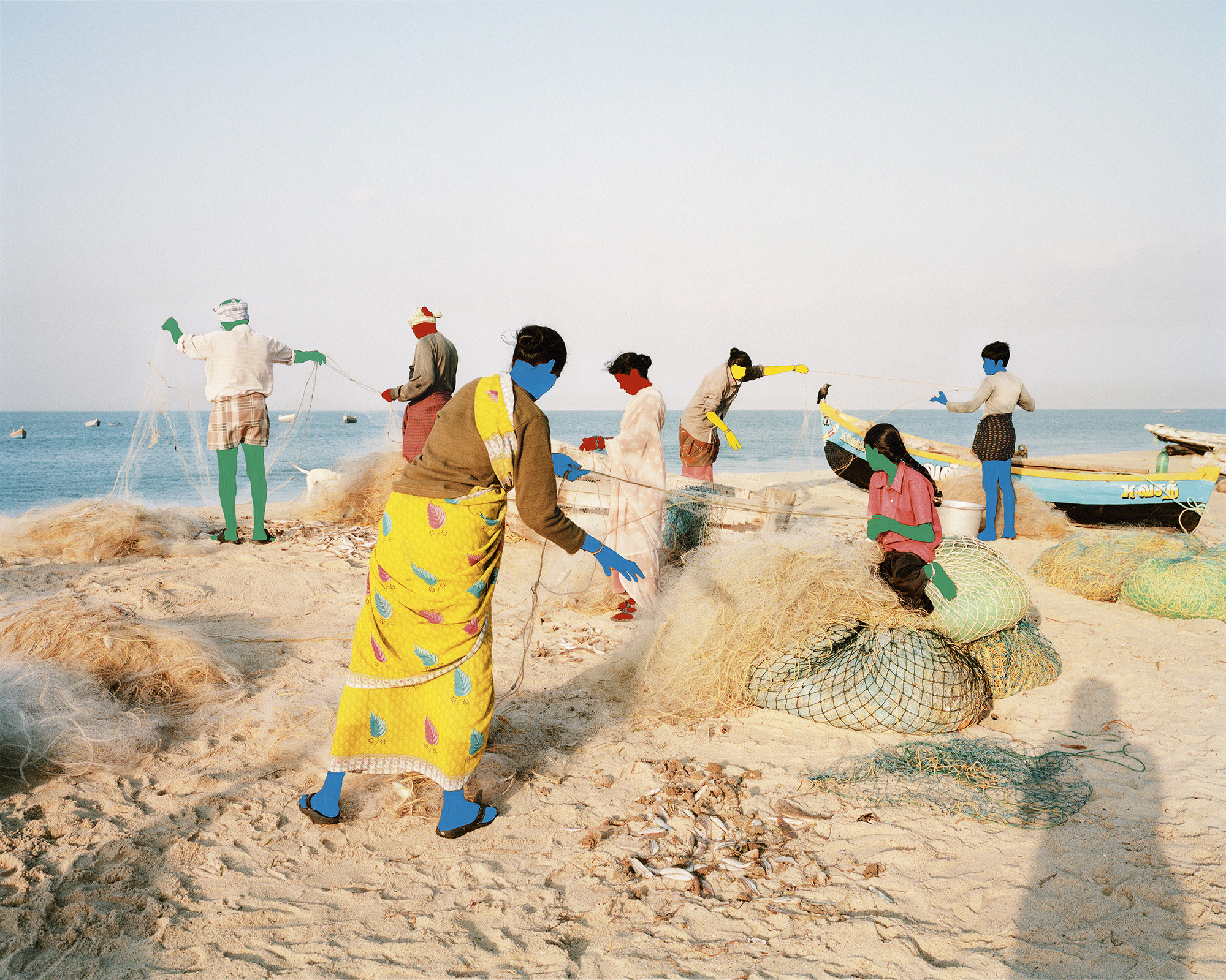 Vasantha Yogananthan, <em>The Fishermen</em>, Danushkodi, Tamil Nadu, India, 2013, from <em>Amma</em><br>
Courtesy the artist”>
		</div>
		<div class=