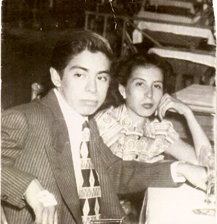 Matchbook photograph of Ricardo and Consuelo Cuello at Pappy’s Showland, Dallas, 1945<br>
Courtesy of Evelyn Aguirre and Dolores Cuello Tompkins”>
		</div>
		<div class=