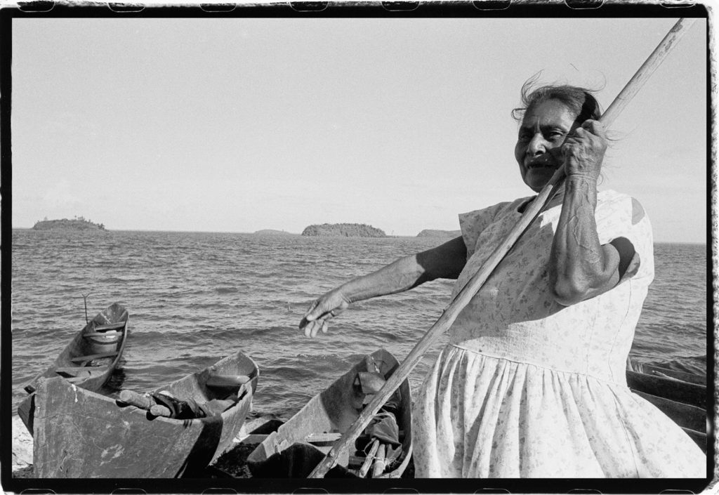 Claudia Gordillo, Fisherwoman, Rama Cay island, 1990