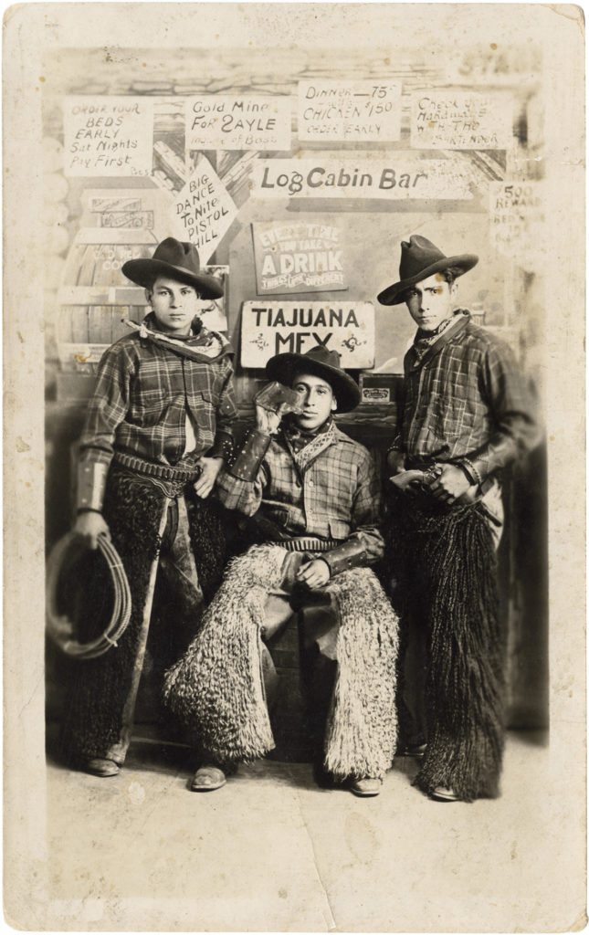 Hippodrome Studio, Three unidentified young men, Los Angeles, ca. 1923