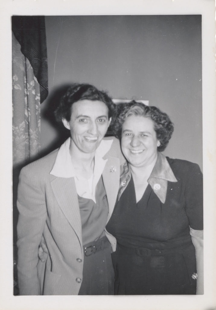 Photograph from the albums of a Philadelphia lesbian couple, ca. 1953