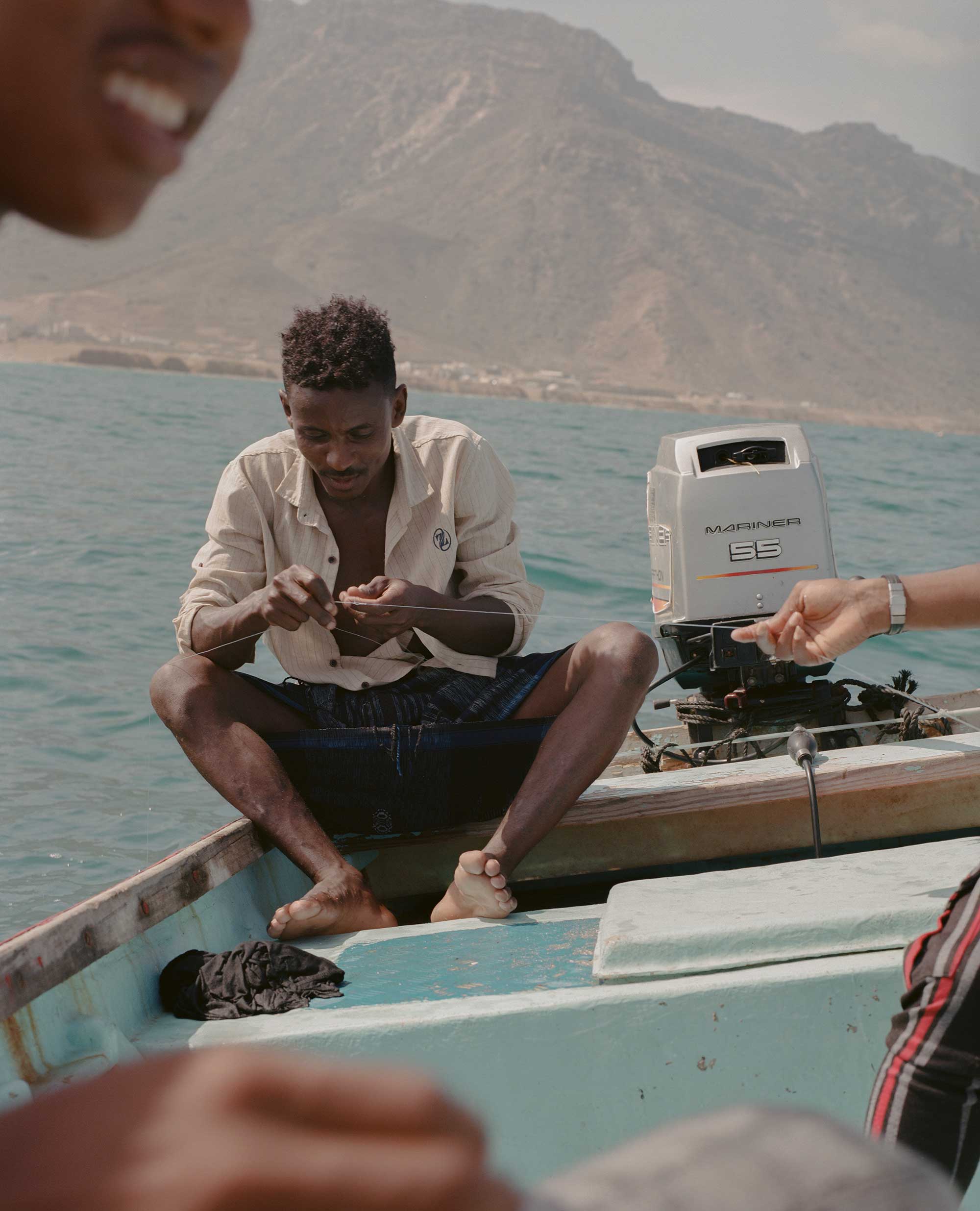 Charles Thiefaine, <em>Mohamed, a young man from Hadibo, goes to fish with his friends</em>, Socotra, 2021″>
		</div>
		<div class=