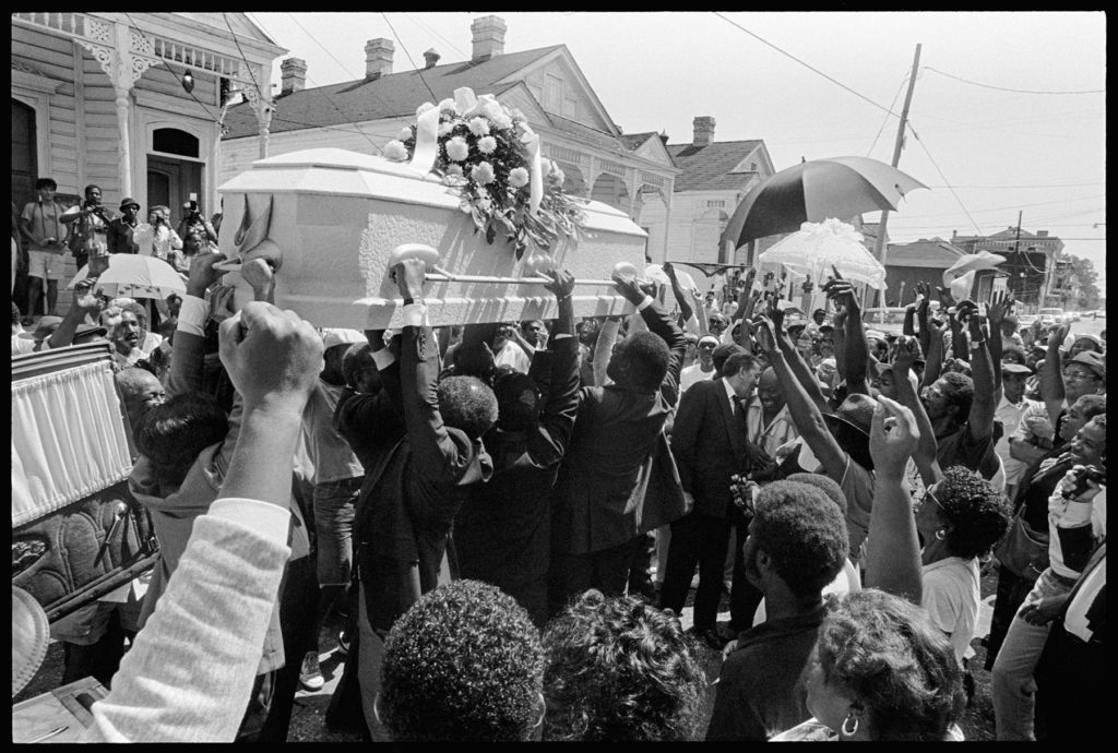 Chandra McCormick, Traditional Jazz Funeral of James Black, 1988