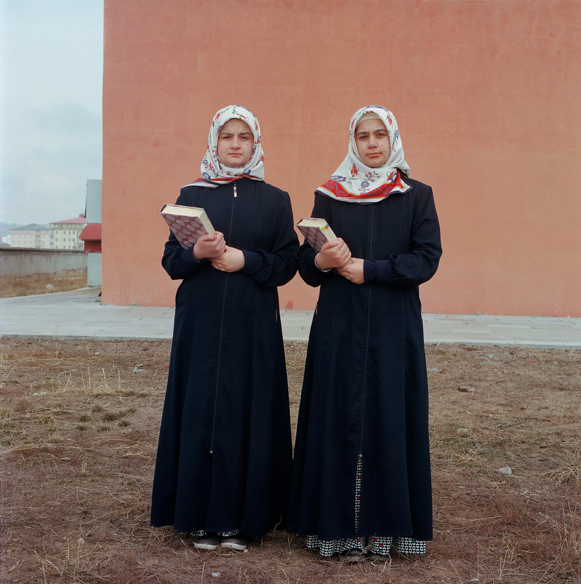 Sabiha Çimen, <em>Sisters Gülnur (left) and Havvanur (right) graduate from Quran school</em>, Kars, 2018″>
		</div>
		<div class=