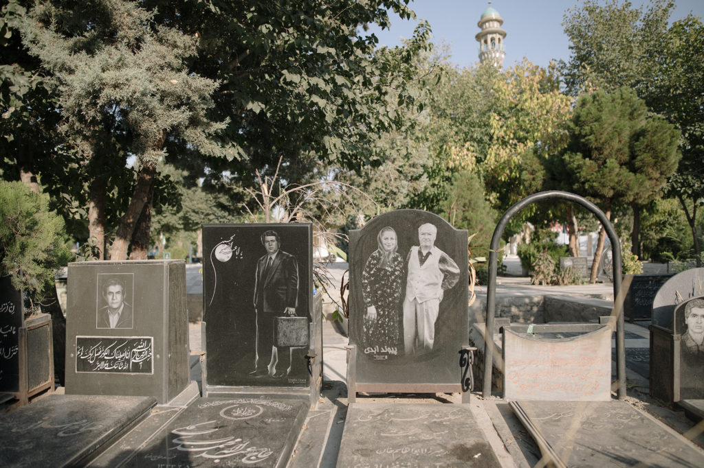 Amin Yousefi, Laserprint Headstone, Emamzadeh Taher, Karaj, Iran, 2021