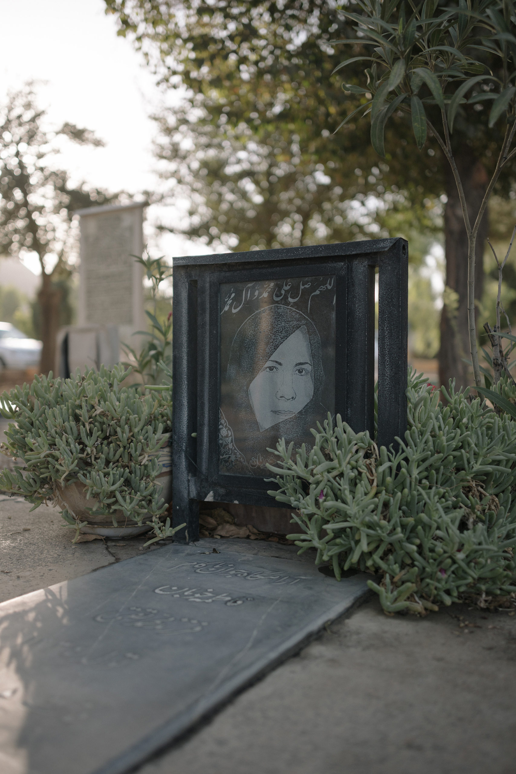 Amin Yousefi, Headstone, Bagh-e Rezvan Cemetery, Isfahan, Iran, 2021