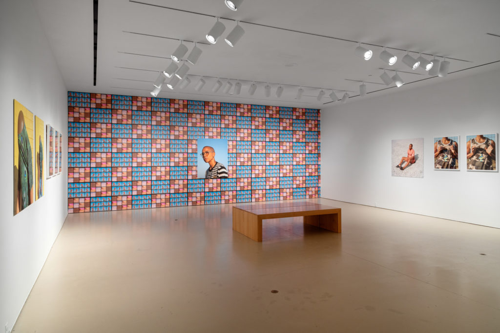 Installation view of Michèle Pearson Clarke: Muscle Memory, 2022