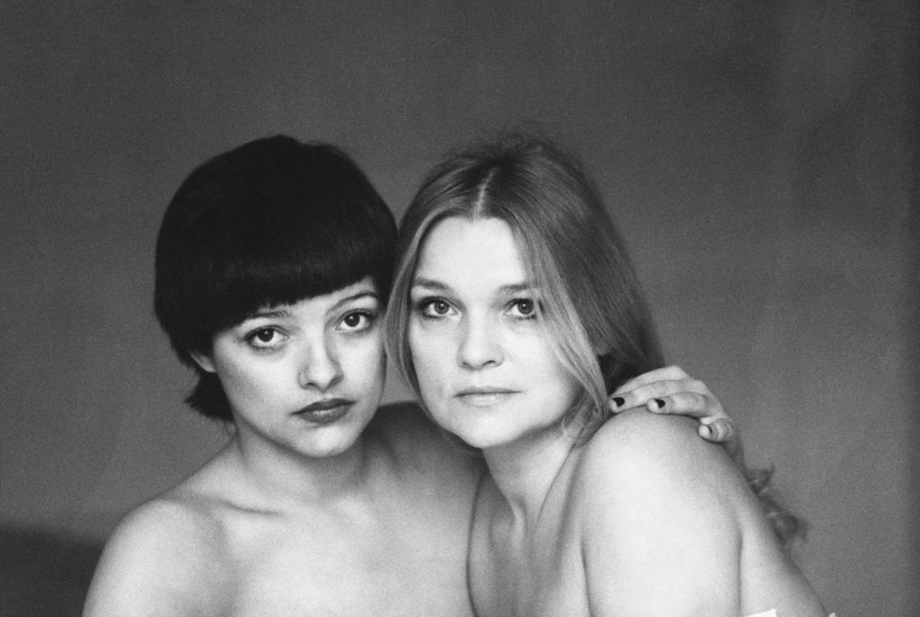 Sibylle Bergemann, Nina and Eva Maria Hagen, Berlin, 1976