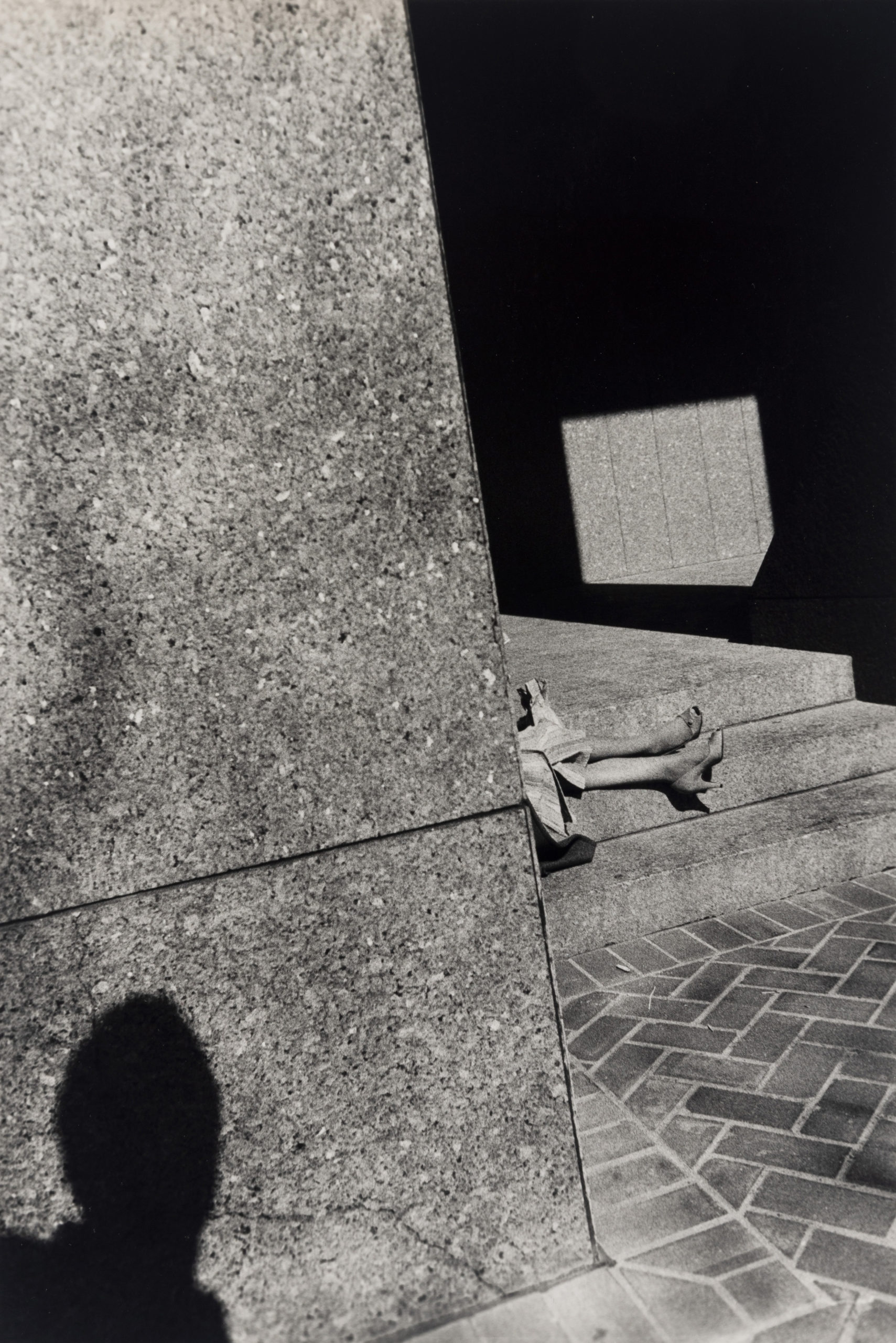 James O. Mitchell, Untitled (Legs and shadow), San Francisco, ca. 1980