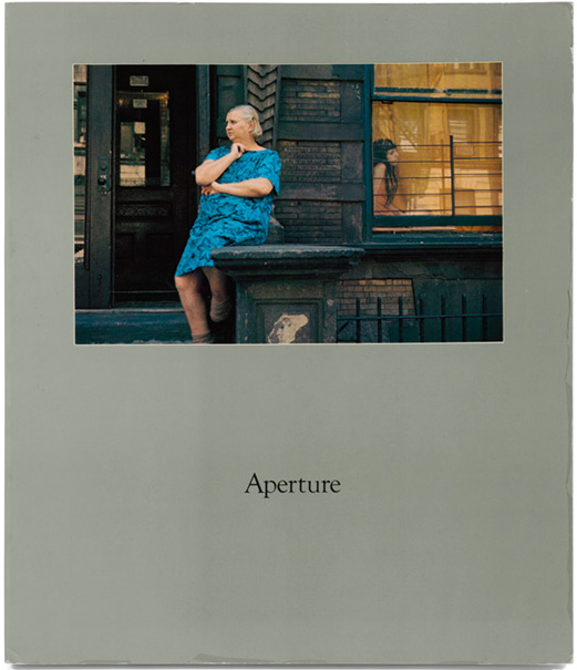 Covers of <em>Aperture</em> from Summer 1975, with photograph by Helen Levitt, and Summer 1974, a monographic issue on Ralph Eugene Meatyard”>
		</div>
		<div class=