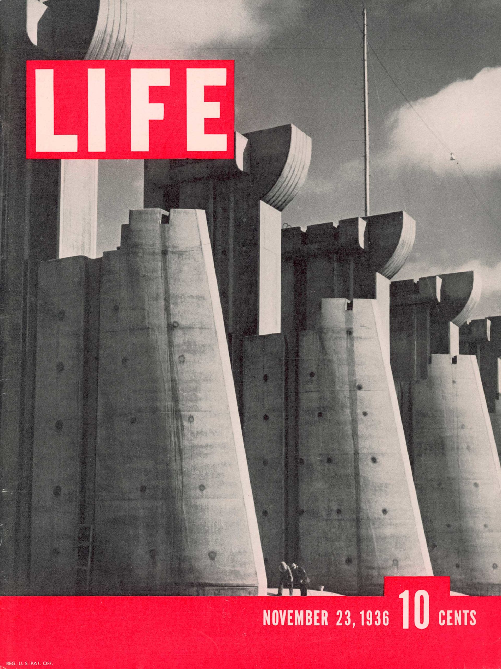 Life magazine, November 23, 1936, with cover photograph by Margaret Bourke-White