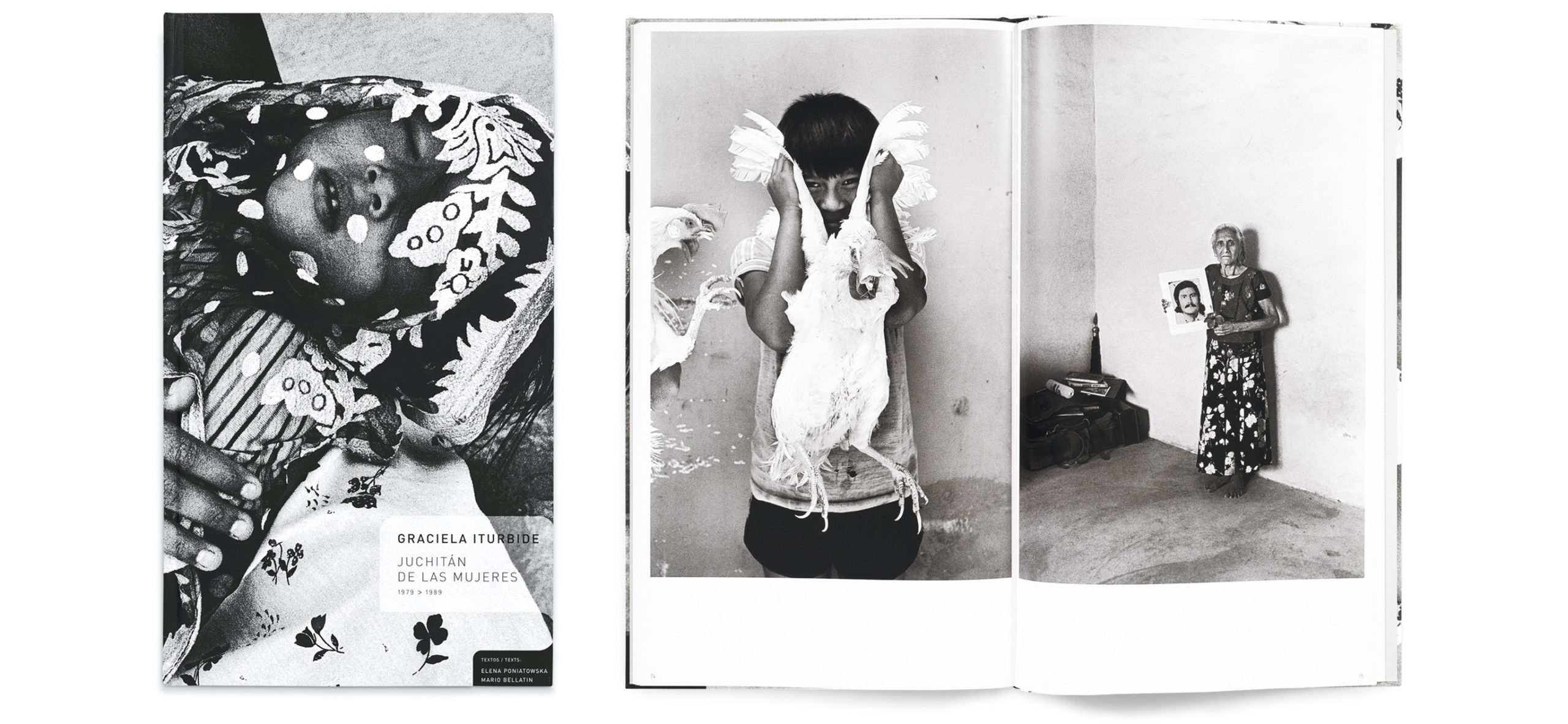  Cover and spread from Graciela Iturbide, Juchitán de la mujeres, 1979–1989 (RM, 2011) 