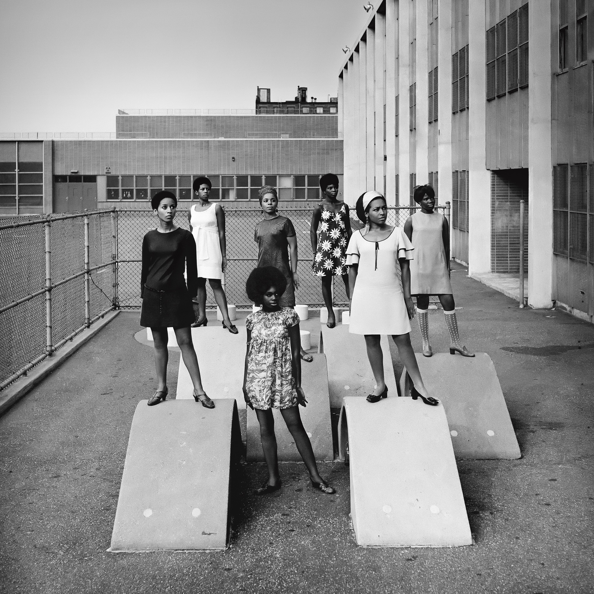 Kwame Brathwaite, <em>A school for one of the many modeling groups that had begun to embrace natural hairstyles in the 1960s</em>, ca. 1966″>
		</div>
		<div class=