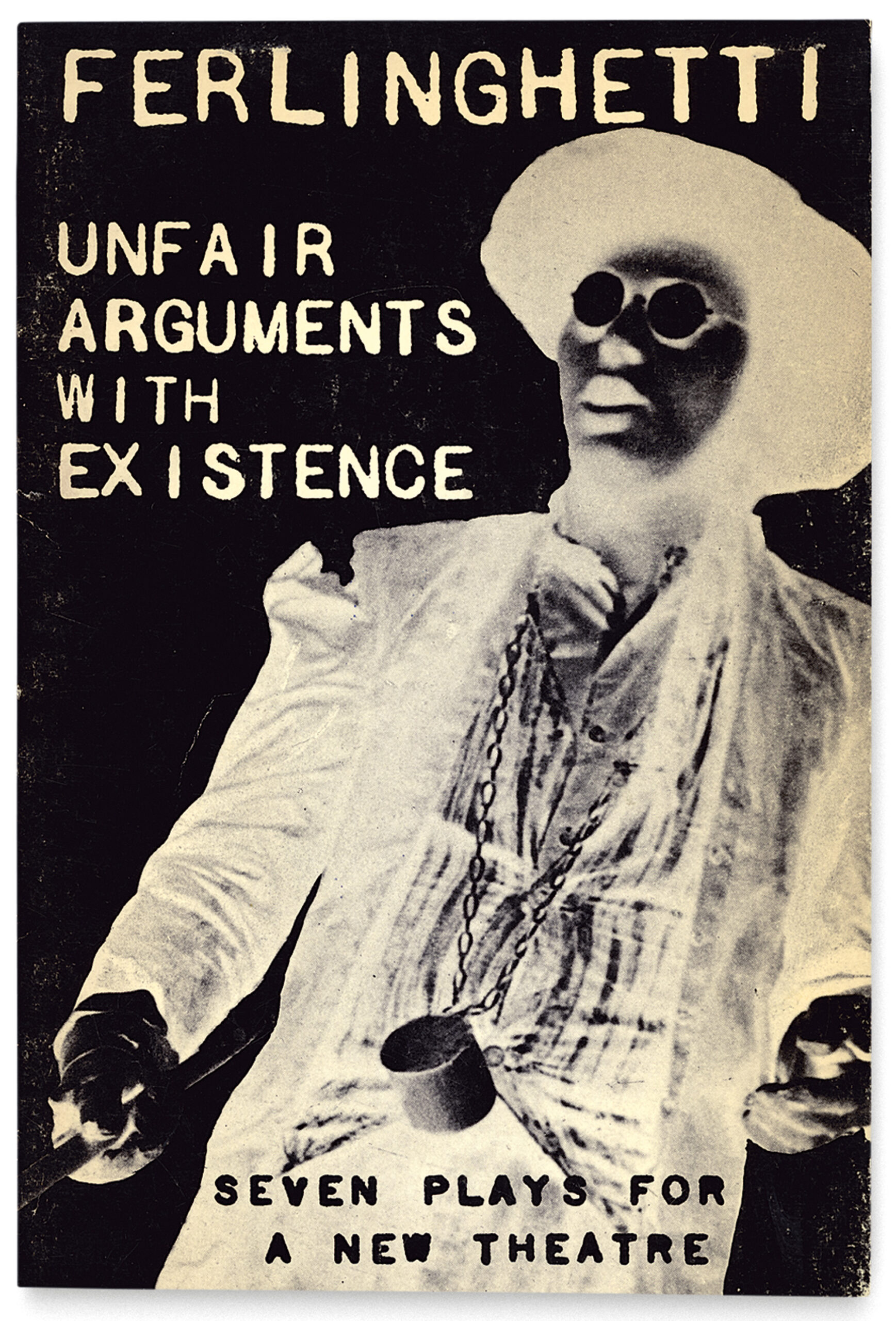 Cover of Lawrence Ferlinghetti, <em>Unfair Arguments with Existence</em>, 1963″>
		</div>
		<div class=