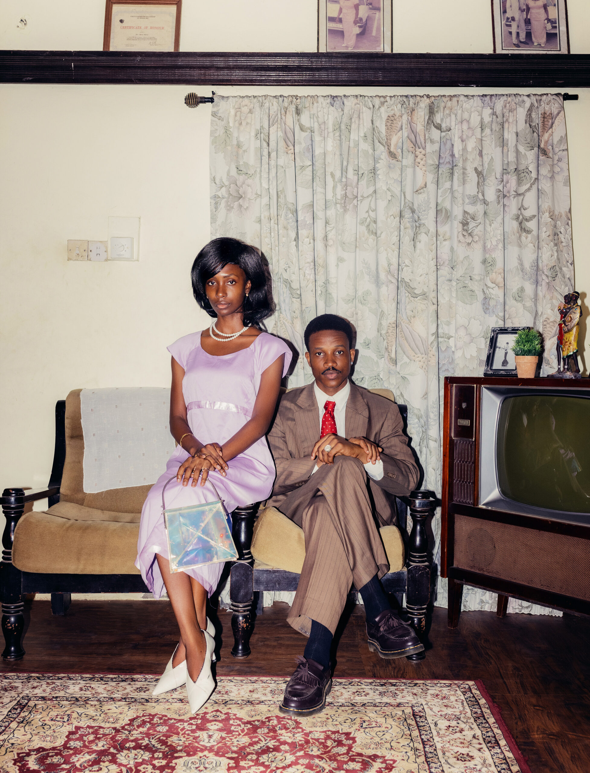 Carlos Idun-Tawiah, <em>Daddy’s Polaroid</em>, 2022, from the series <em>Sunday Special</em>