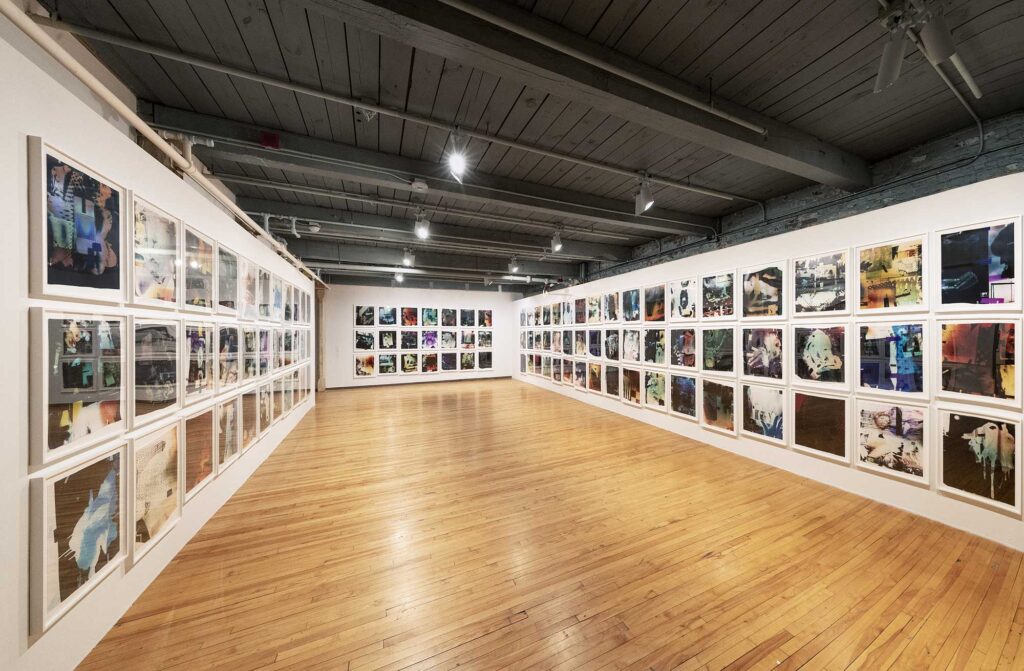 Installation view of Carrie Schneider: Sphinx at MASS MoCA, 2023