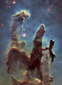 Pillars of Creation, Hubble Telescope view