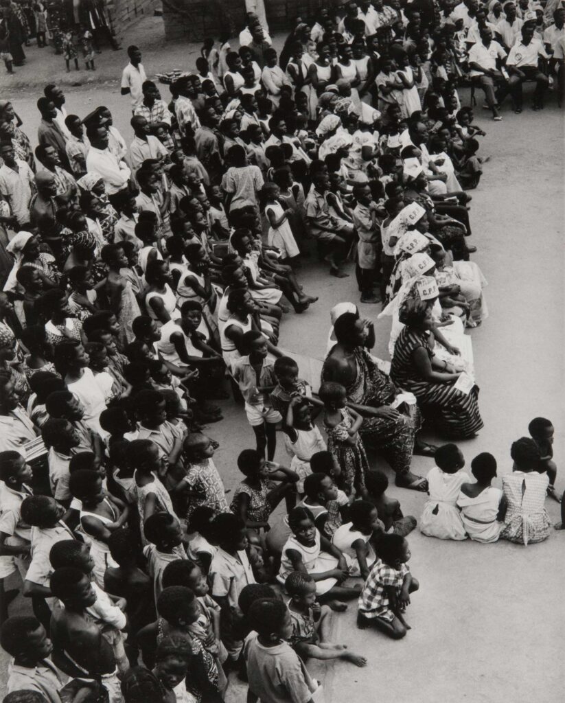 Paul Strand, Small Rally, Accra, Ghana, 1964