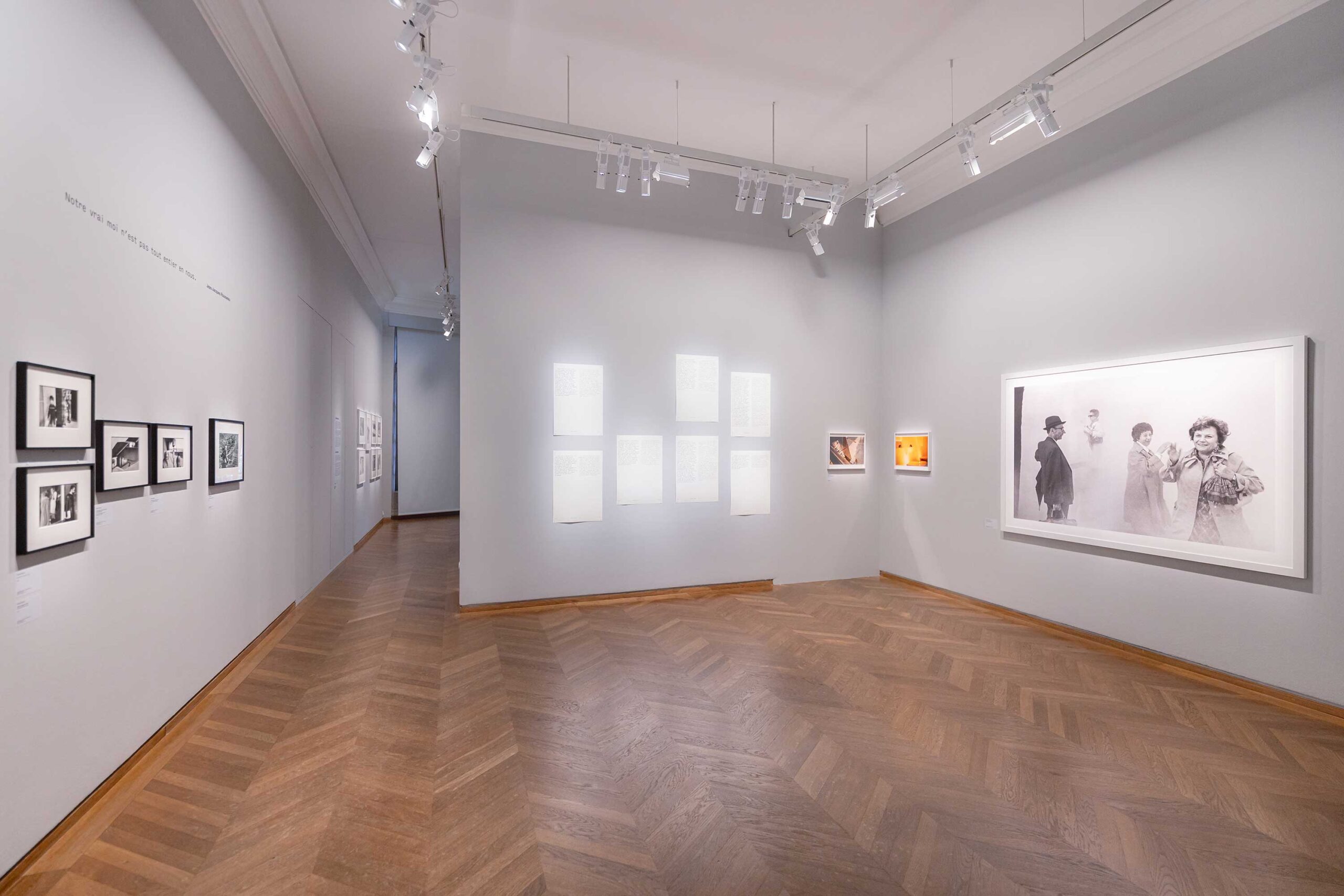 Installation view of <em>Exteriors — Annie Ernaux and Photography</em>, Maison Européenne de la Photographie, Paris, 2024″>
		</div>
		<div class=