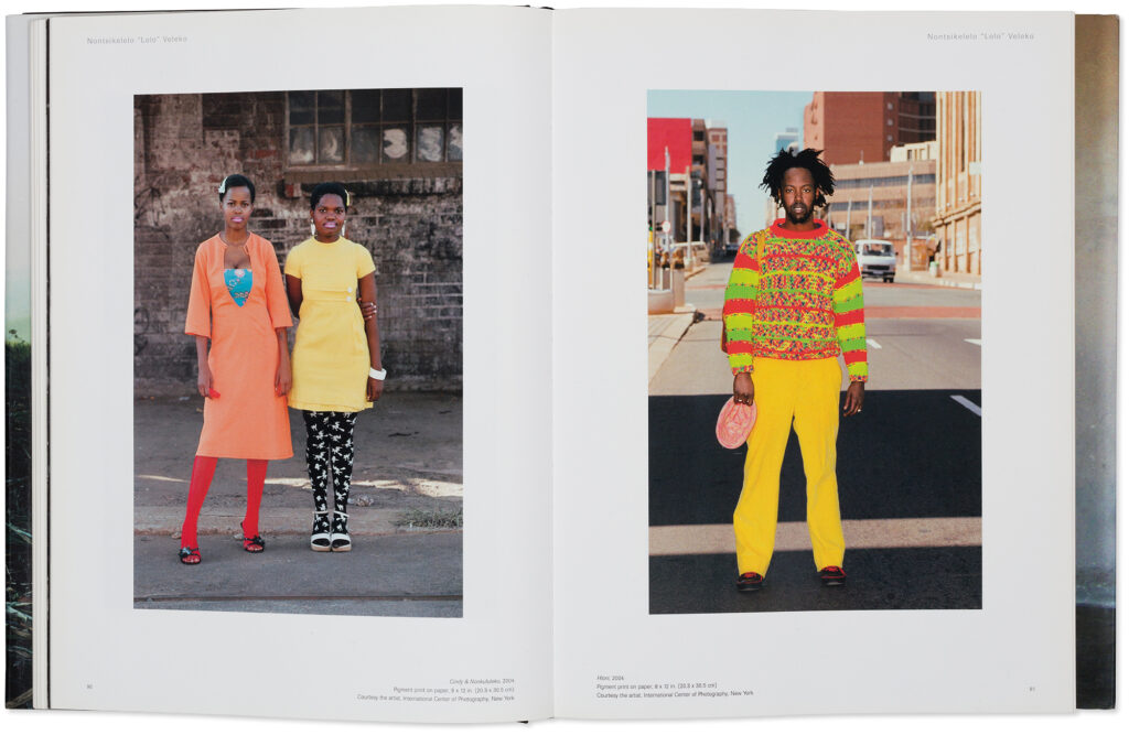 Spread from the catalog Snap Judgments, 2006