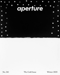Aperture Magazine No. 261, “The Craft Issue” Cover