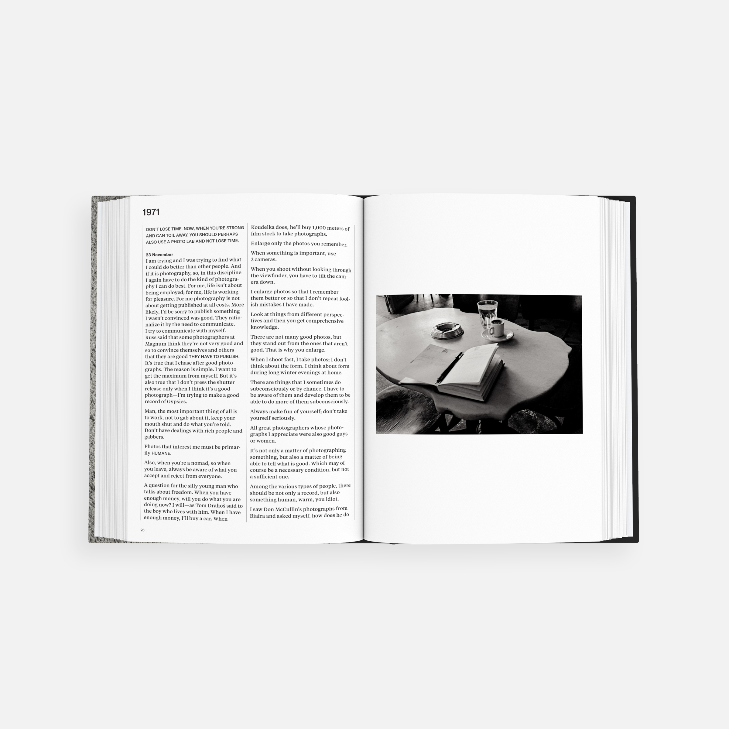 Josef Koudelka: Diaries (2026) | Aperture Photobooks