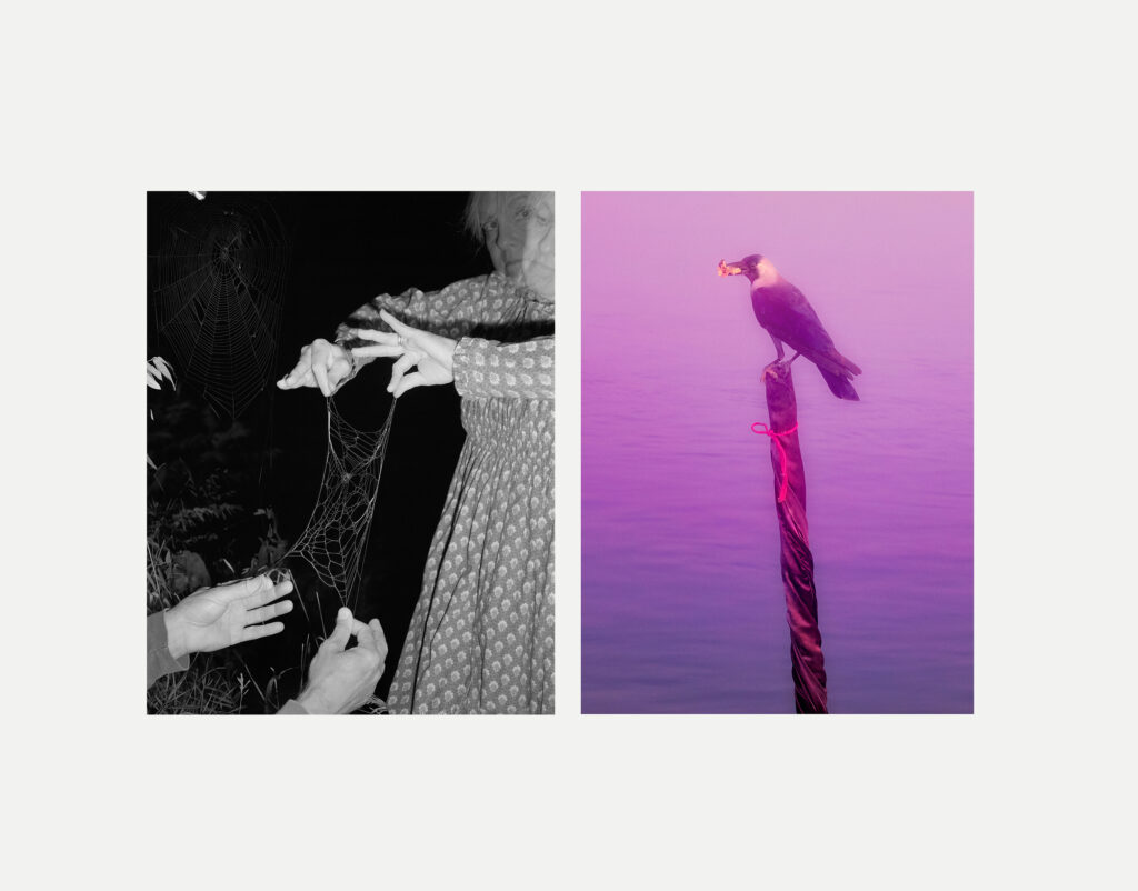 Balarama Heller, Omen, 2019, from Sacred Place, 2025 
Pia-Paulina Guilmoth, from Flowers that Drink the River, 2025 