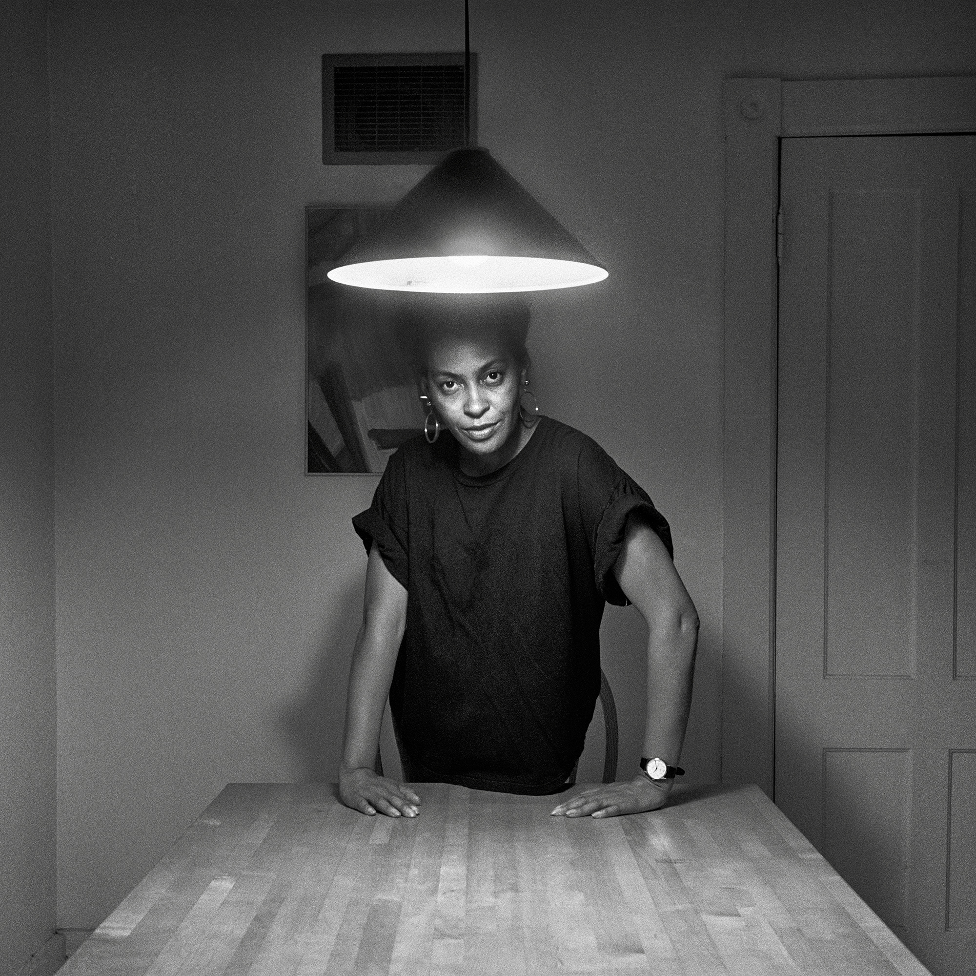 Carrie Mae Weems, <em>Untitled (Woman standing alone)</em>, 1990, from the <em>Kitchen Table Series</em>