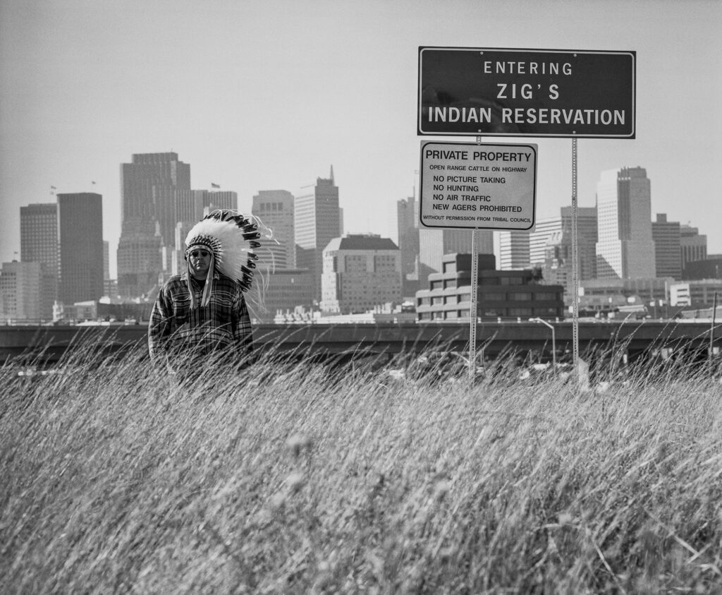 Zig Jackson, Entering Zig’s Indian Reservation, China Basin, San Francisco, 1994