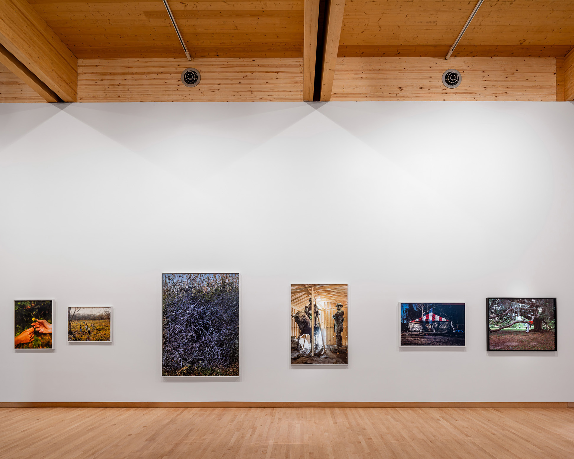 Installation views of <em>Big Tent</em>, FotoFocus, Cincinnati, Ohio, 2026. Photographs by West Battoclette<br>Courtesy FotoFocus”>
		</div>
		<div class=