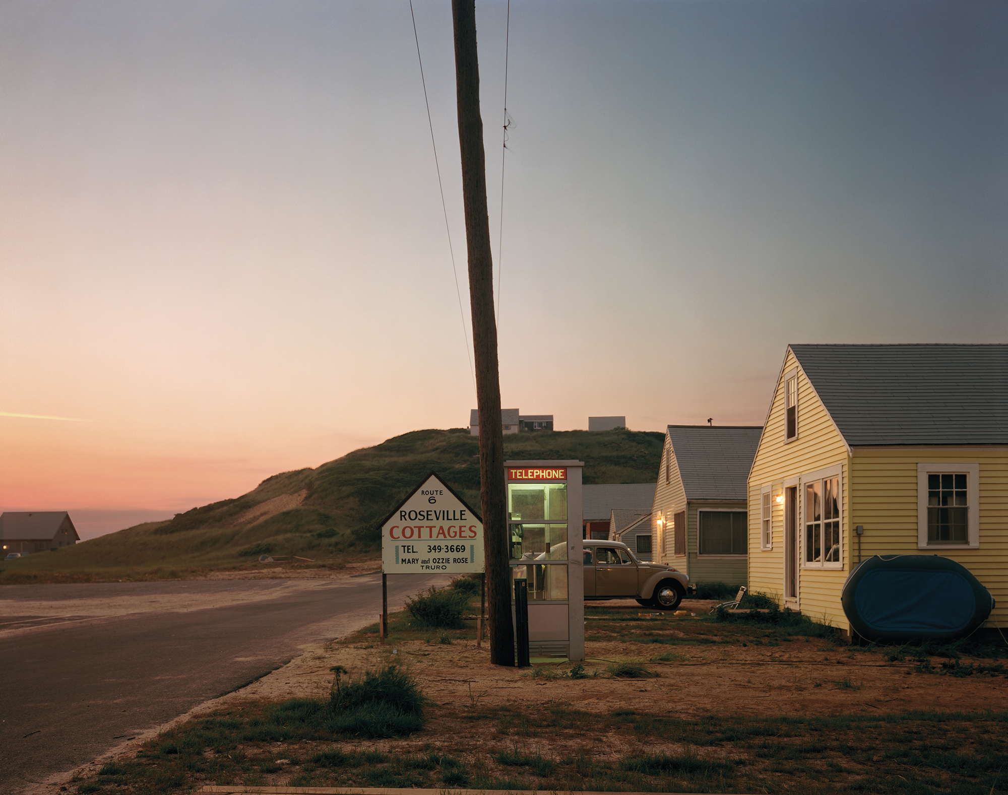 Joel Meyerowitz, <em>Roseville Cottages, Truro, Massachusetts</em>, 1976 