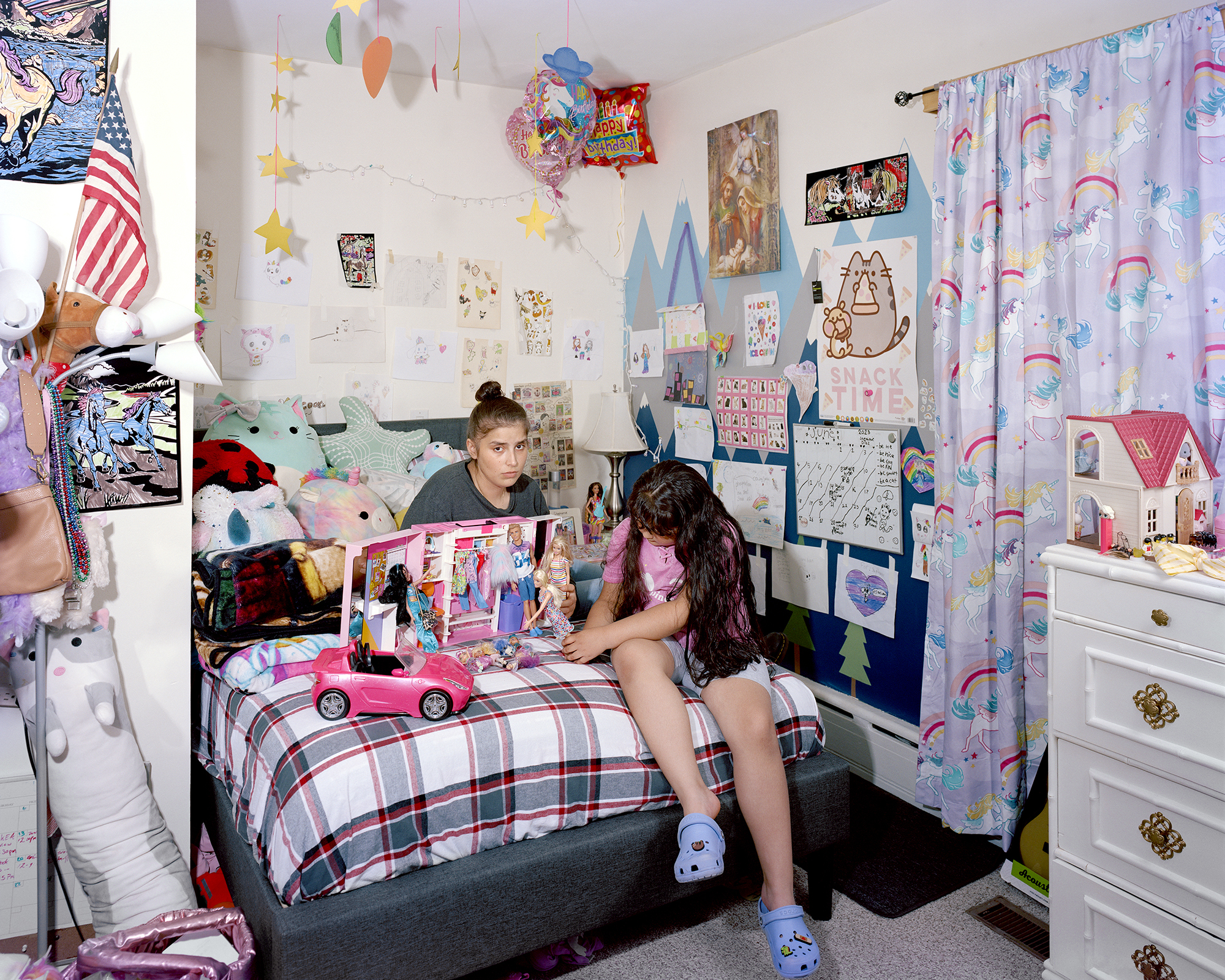 untitled (Guadalupe and Stephanie playing House), 2023, New York US

From series Canta y no Llores.