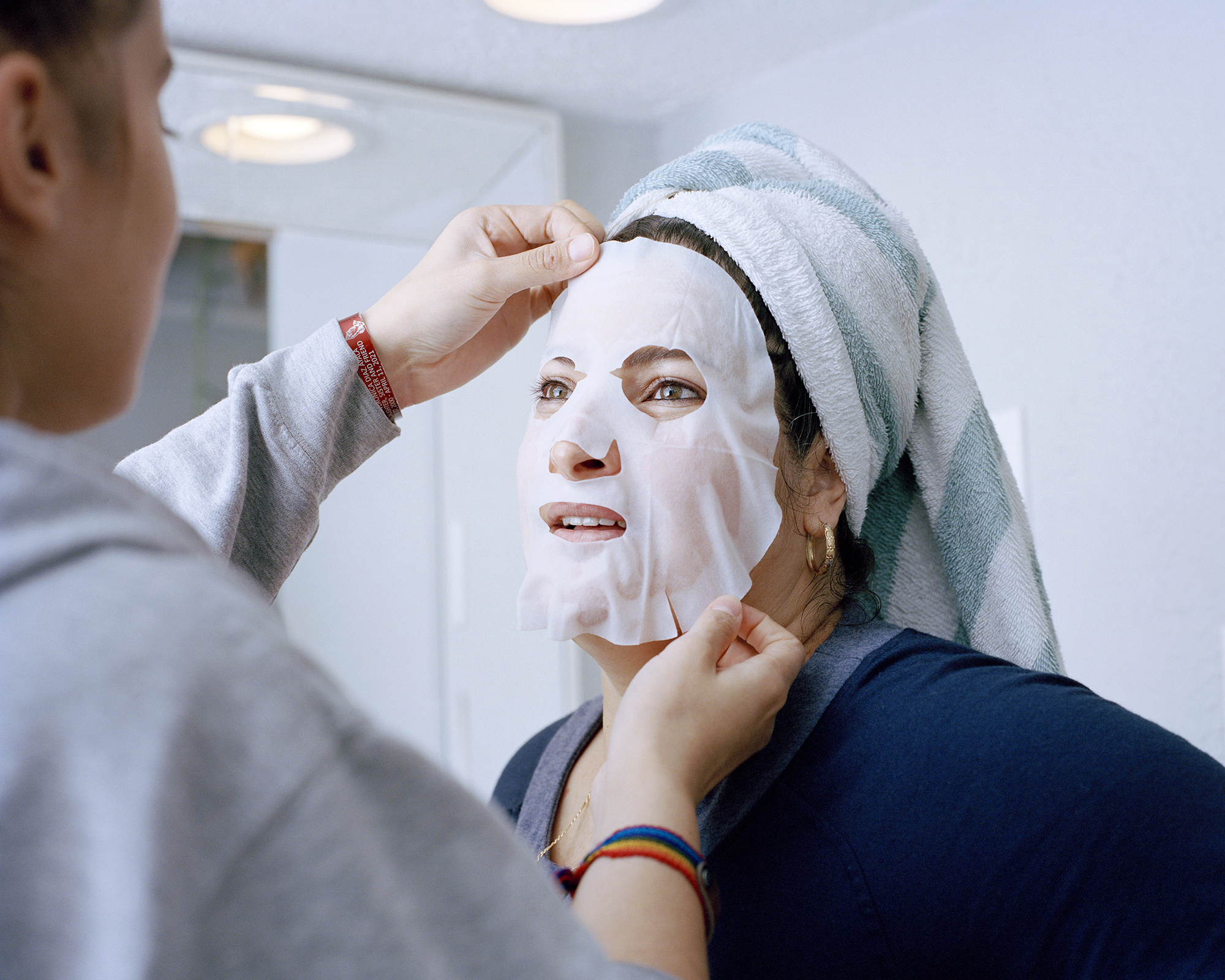untitled (face mask) 2022, New York US

From series Canta y no Llores.
