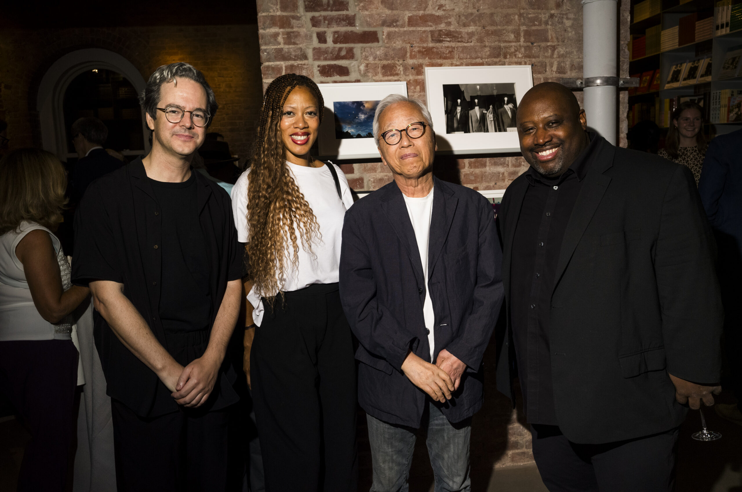 Michael Famighetti, Deana Lawson, Hiroshi Sugimoto, Kwame Brathwaite Jr. Photo by Landon Nordeman
